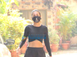 Photos: Malaika Arora spotted at Diva Yoga in Bandra