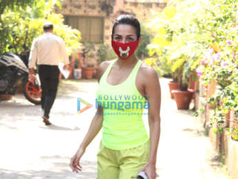 Photos: Malaika Arora and Kubbra Sait spotted at Diva yoga in Bandra
