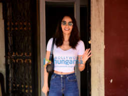 Photos: Manushi Chhillar spotted at gym in Bandra