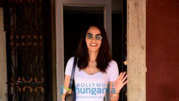 Photos: Manushi Chhillar spotted at gym in Bandra