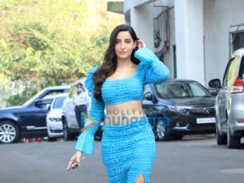 Photos: Nora Fatehi snapped at Filmcity