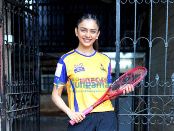 Photos: Rakul Preet Singh spotted for the photoshoot of Tennis Premier League in Andheri