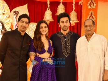 Photos: Ranbir Kapoor, Alia Bhatt, Ayan Mukerji and others snapped at North Bombay Sarbojanin Durga Puja