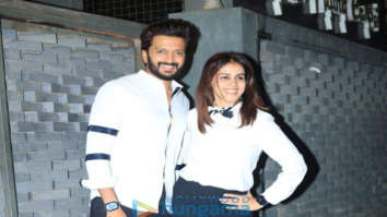Photos: Riteish Deshmukh, Genelia D’Souza and Varun Sharma at Aayush Sharma and Arpita Khan’s Anniversary bash
