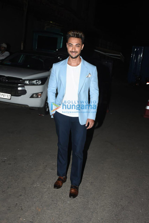 photos salman khan aayush sharma and mahima makwana promote antim on the big picture 6