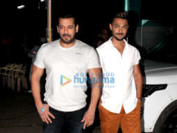 Photos: Salman Khan and Aayush Sharma spotted at Mehboob studio