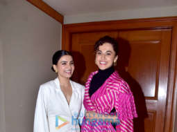 Photos: Samantha Prabhu, Taapsee Pannu, Vicky Kaushal, and others snapped post Anupama Chopra’s round table interview