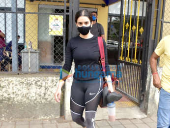 Photos: Sanya Malhotra snapped in Juhu