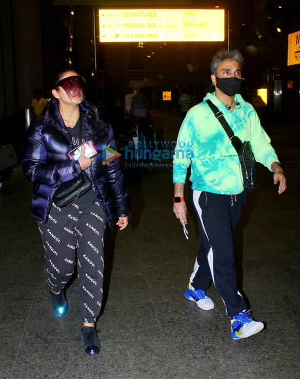 photos sunny leone huma qureshi and others snapped at the airport 6