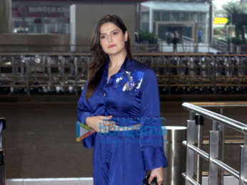Photos: Zareen Khan spotted at the airport