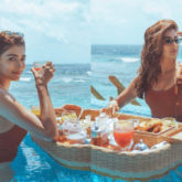 Pooja Hegde enjoys floating breakfast in Maldives in brown swimsuit, see stunning photos 