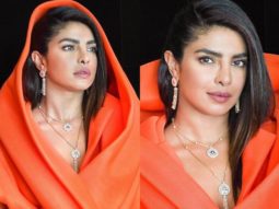 Priyanka Chopra spells glamour in custom-made saffron blazer dress for Bulgari event in Dubai