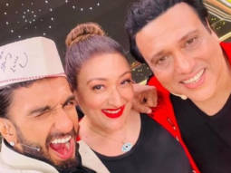 Ranveer Singh, Govinda, wife Sunita Ahuja, daughter Tina and son Yashvardhan have a blast on sets of The Big Picture