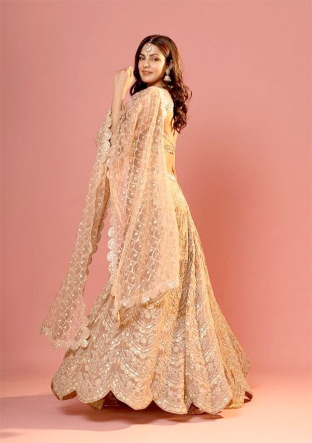 Rhea Chakraborty adds colour and glamour at Anushka Ranjan and Aditya Seal's wedding with her outfits