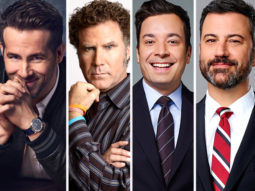 Ryan Reynolds and Will Ferrell switch places to pull a prank on Jimmy Fallon and Jimmy Kimmel