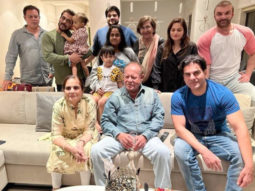 Salman Khan holds niece Ayat, poses with Helen, Salma Khan and others at Salim Khan’s birthday party; see photo