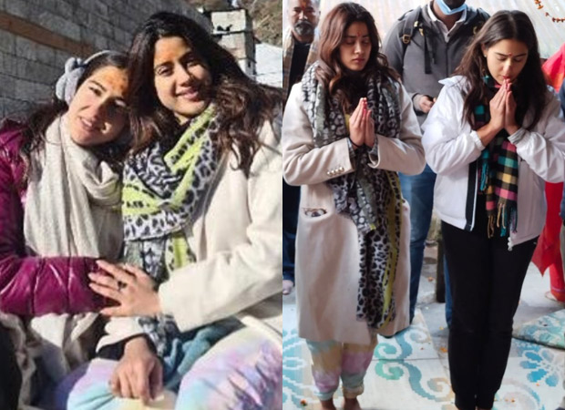 Sara Ali Khan and Janhvi Kapoor visit Kedarnath temple together; see pictures