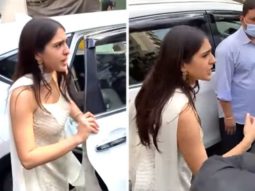 Sara Ali Khan asks her security guard to not push the paparazzi, apologizes later