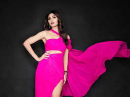 Shilpa Shetty Kundra shows off her long legs and envious figure in a hot pink dress