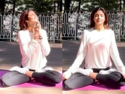 Shilpa Shetty enjoys a serene view and yoga as she holidays with her kids in Dharamshala, watch video