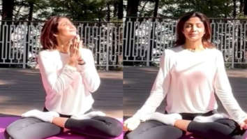 Shilpa Shetty enjoys a serene view and yoga as she holidays with her kids in Dharamshala, watch video