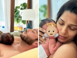 “Sleep-deprived Mama” Freida Pinto reveals the first pictures of her baby boy- Rumi Ray