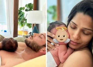 “Sleep-deprived Mama” Freida Pinto reveals the first pictures of her baby boy- Rumi Ray