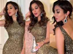 Sophie Choudry turns up the heat in a sexy backless sequin gown worth Rs. 73,199