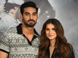 Spotted: Ahan Shetty and Tara Sutaria at Mahboob studio promoting Tadap