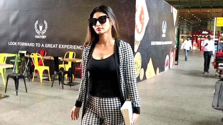 Spotted: Mouni Roy and Donal Bisht at Mumbai Airport