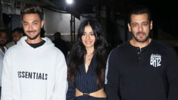 Spotted: Salman Khan, Ayush Sharma and Mahima Makwana at The Kapil Sharma Show promoting Antim