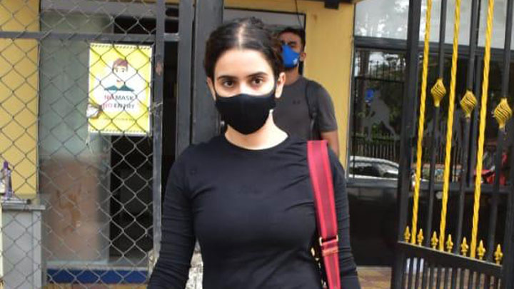 Spotted: Sanya Malhotra post gym workout at Juhu, Mumbai