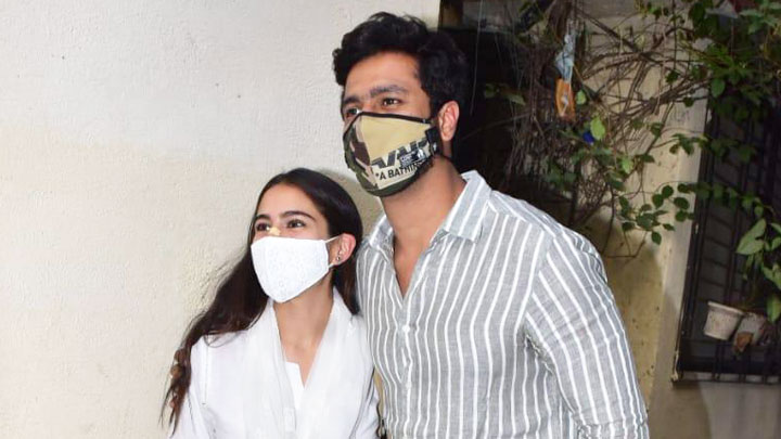 Spotted: Vicky Kaushal and Sara Ali Khan at Juhu, Mumbai