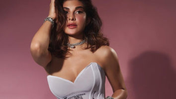 Jacqueline Fernandez mesmerises in a white body hugging suit paired with rollerskates