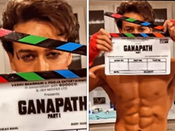 Tiger Shroff flaunts his toned body as he shoots for Ganapath in the UK Tiger Shroff flaunts his toned body as he shoots for Ganapath in the UK