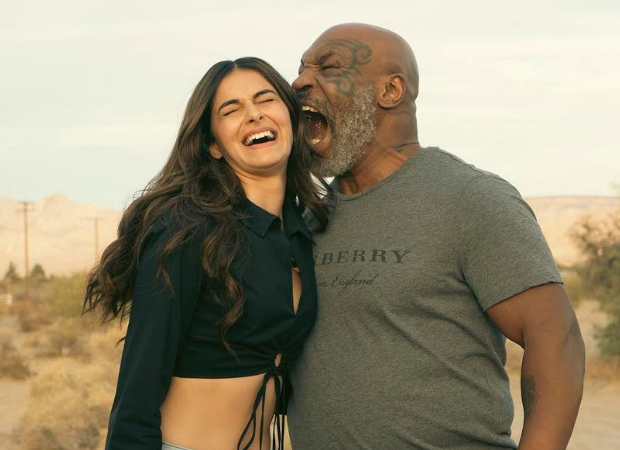 Ananya Panday gives a glimpse of her bond with Mike Tyson as they start shooting for Liger