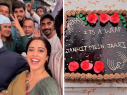It’s a wrap for Nushrratt Bharuccha and team of Janhit Mein Jaari