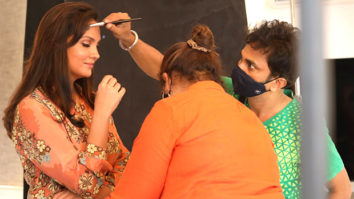 BTS: Lara Dutta spotted shooting for a TVC in Goa