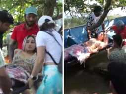 Nora Fatehi had to be carried around on a stretcher on the sets of the music video ‘Dance Meri Rani’; watch