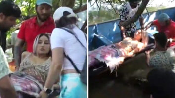 Nora Fatehi had to be carried around on a stretcher on the sets of the music video ‘Dance Meri Rani’; watch