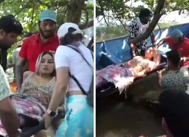 Nora Fatehi had to be carried around on a stretcher on the sets of the music video 'Dance Meri Rani', watch