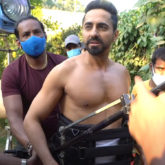 Ayushmann Khurrana  carried a heavy camera rig on his bare body for the song 'Kheench Te Naach' from Chandigarh Kare Aashiqui