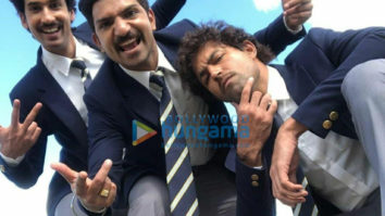 On the Sets of the movie 83
