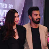 Athiya Shetty and KL Rahul make their first red carpet appearance together for Ahan Shetty's Tadap premiere 