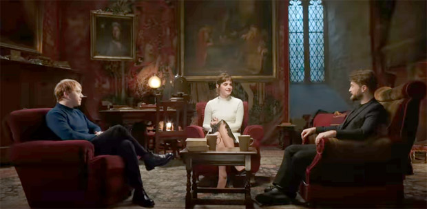Daniel Radcliffe, Emma Watson and Rupert Grint get emotional returning to Hogwarts in Harry Potter 20th anniversary reunion, watch trailer