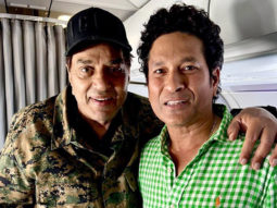 Dharmendra bumps into Sachin Tendulkar in a flight; calls him ‘mera pyaara beta’