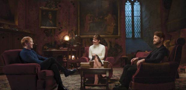 Harry Potter reunion special first look features Daniel Radcliffe, Emma Watson and Rupert Grint in conversation