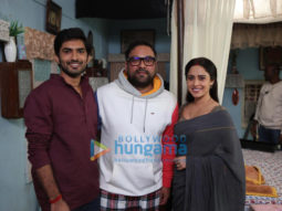 On the Sets of the movie Janhit Mein Jaari