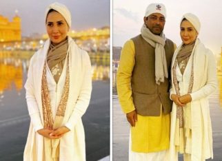 Kim Sharma visits the Golden Temple with her boyfriend Leander Paes, see photos