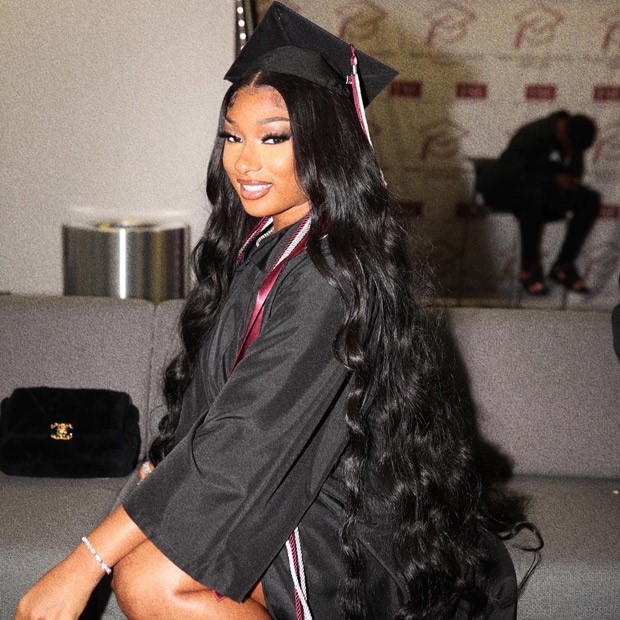 Megan Thee Stallion gets her Bachelor's degree in health administration, watch video Megan Thee Stallion gets her Bachelor's degree in health administration, watch video